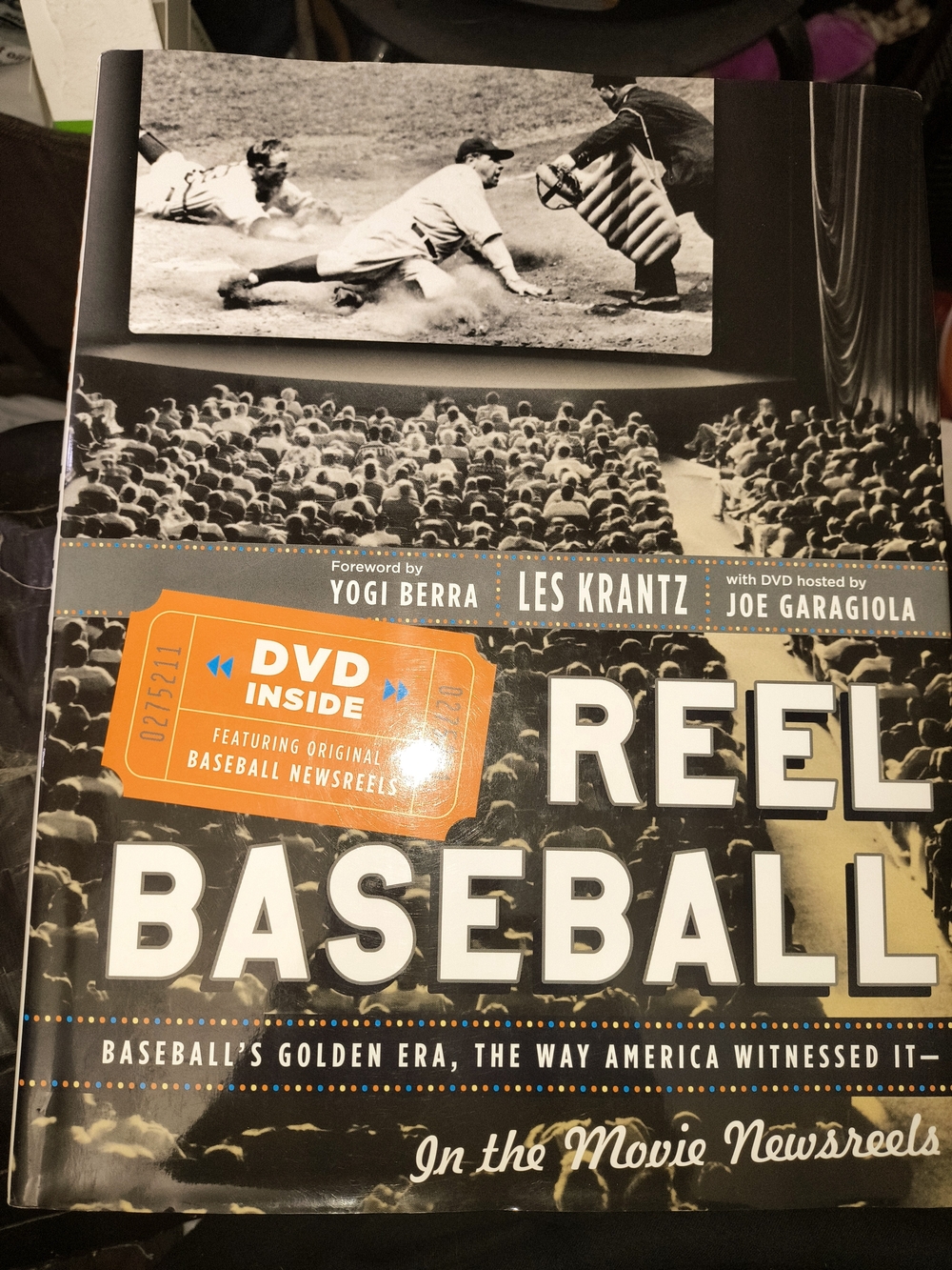 Reel Baseball Hardcover Book with DVD - Collector's Book